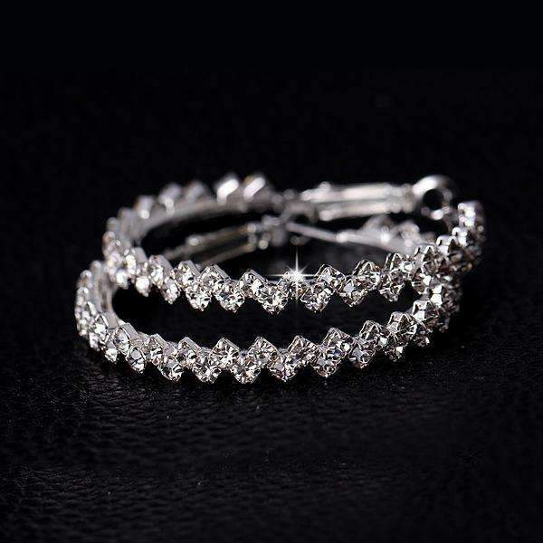 Crystal Hoop Earrings