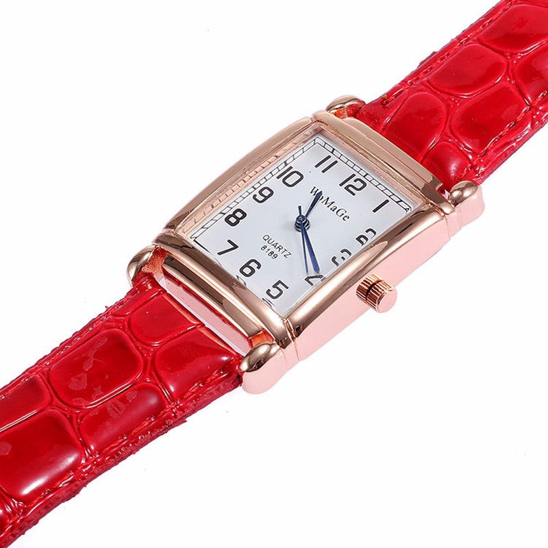 2022 New Watches for Women Square Rose Gold Wrist Watches Fashion - ONEZINOTTA , jewelery that shines like gold...