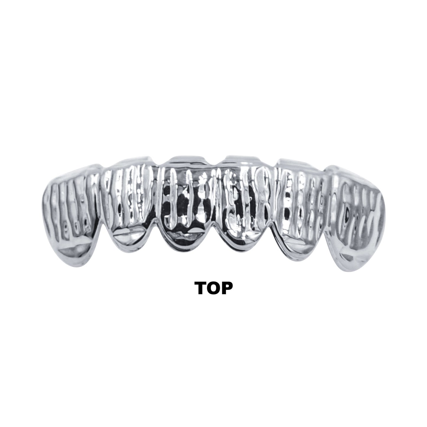Solid Lustrous Grillz- HIP HOP GRILLZ IN SILVER COLOR I 913281 - ONEZINOTTA , jewelery that shines like gold...