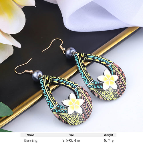 Cring Coco Acrylic Dangle Earrings 2022 Trend Hawaiian Unusual - ONEZINOTTA , jewelery that shines like gold...