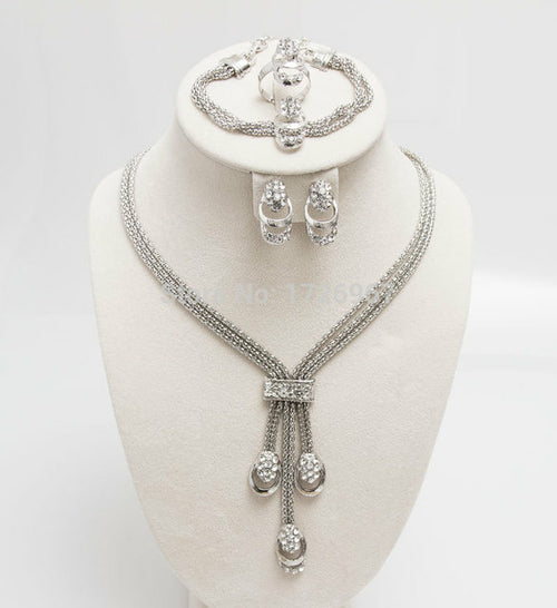 Free Shipping Latest Fashion Trendy Jewelry Set For Women Gold/silver - ONEZINOTTA , jewelery that shines like gold...