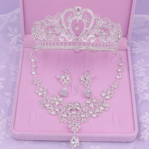 High Quality Fashion Crystal Wedding Bridal Jewelry Sets Women Bride - ONEZINOTTA , jewelery that shines like gold...