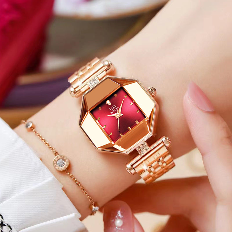 Luxury Brand Diamond Wrist Watches for Women Quartz Ladies Wrist Watch - ONEZINOTTA , jewelery that shines like gold...