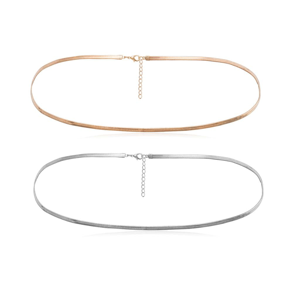 Purui Herringbone Belly Chain For Women Waist Chain Belt Single Layer - ONEZINOTTA , jewelery that shines like gold...