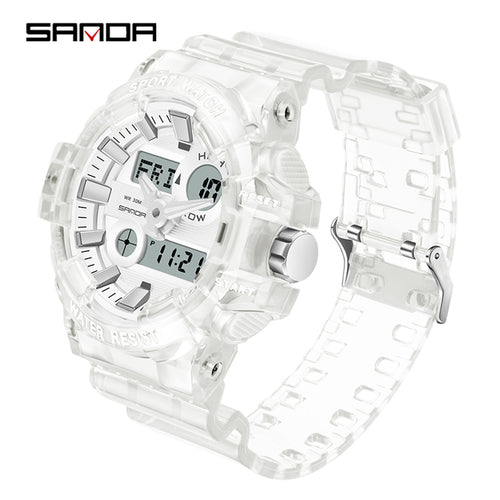 SANDA Top Brand 2022 New Men's Watches Sport Military Quartz Watch for - ONEZINOTTA , jewelery that shines like gold...