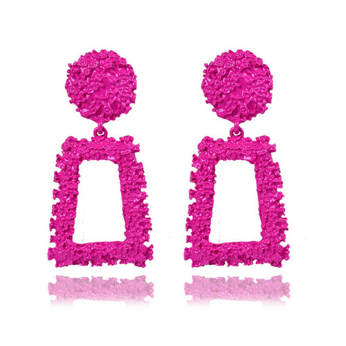 Shiny fashion geometric women's big earrings bohemian pendant earrings - ONEZINOTTA , jewelery that shines like gold...