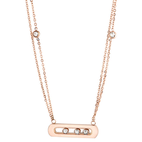 Trendy Stainless Steel Ring/Bangle/Bracelet/Necklace/Earring CZ - ONEZINOTTA , jewelery that shines like gold...