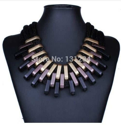 ZOSHI New Design Pendant Necklace for Women Trendy Jewelry Cloth Woven - ONEZINOTTA , jewelery that shines like gold...