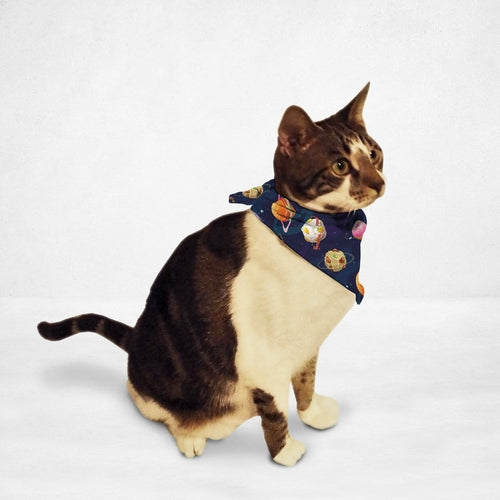 Food Planets Cat & Dog Bandana - ONEZINOTTA , jewelery that shines like gold...